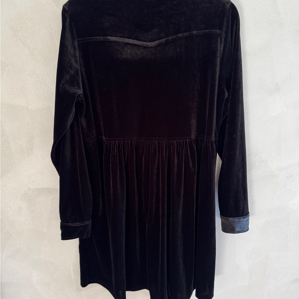 JODIFL - Black Velvet Dress - Size S - Picture 5 of 5